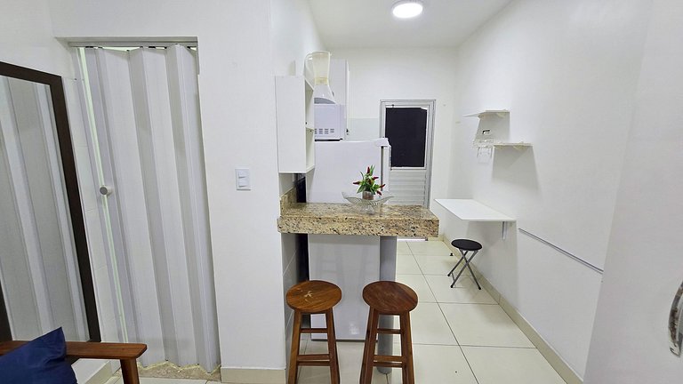 Studio 04 a 200m dos Lagos da Orla com ar
