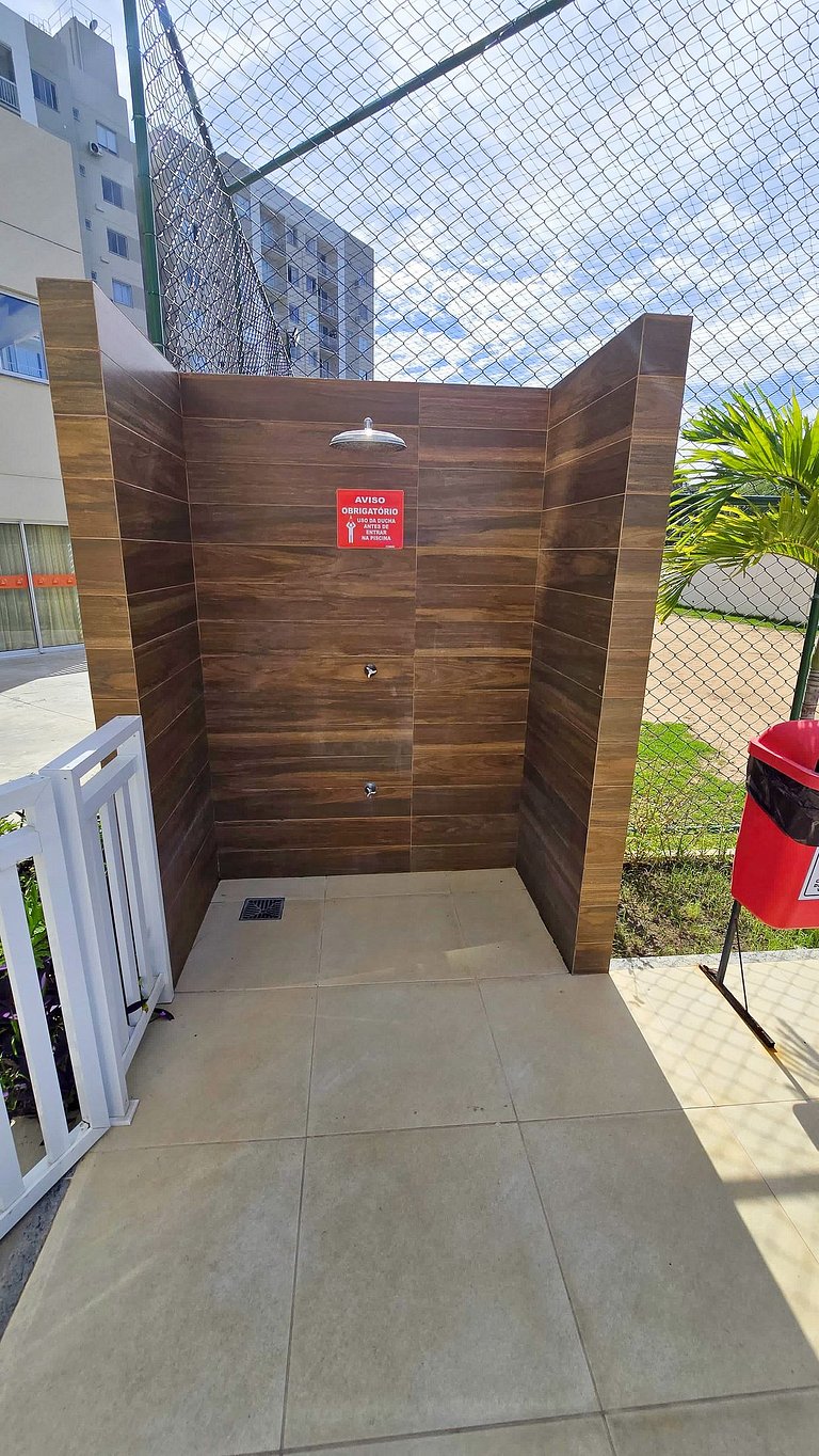 Apto perto do aeroporto c/ piscina e 2 quartos