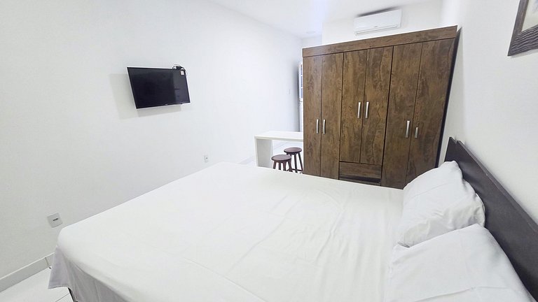 Maravilhoso studio a 200m dos Lagos da Orla com ar