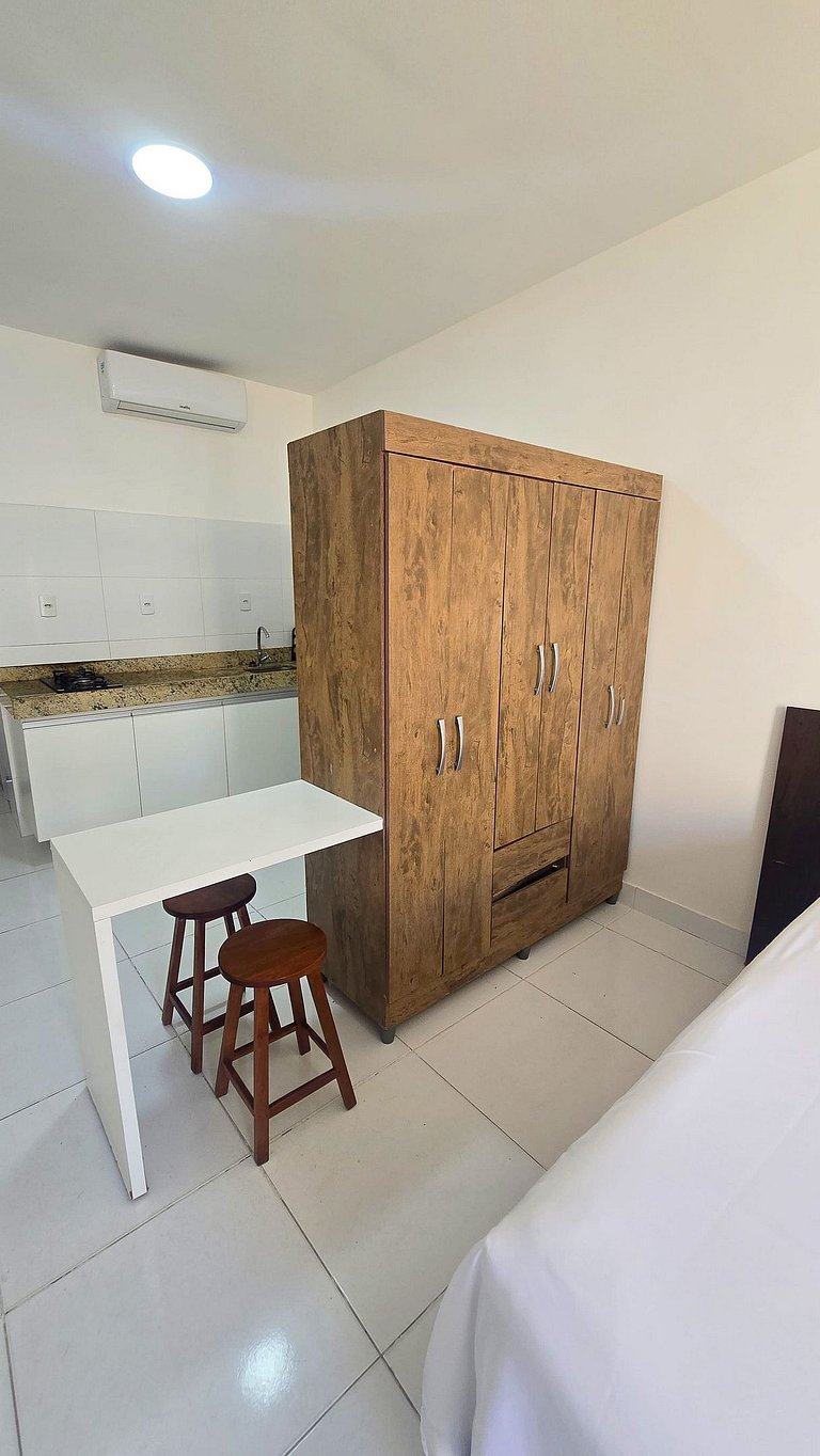 Maravilhoso studio a 200m dos Lagos da Orla com ar