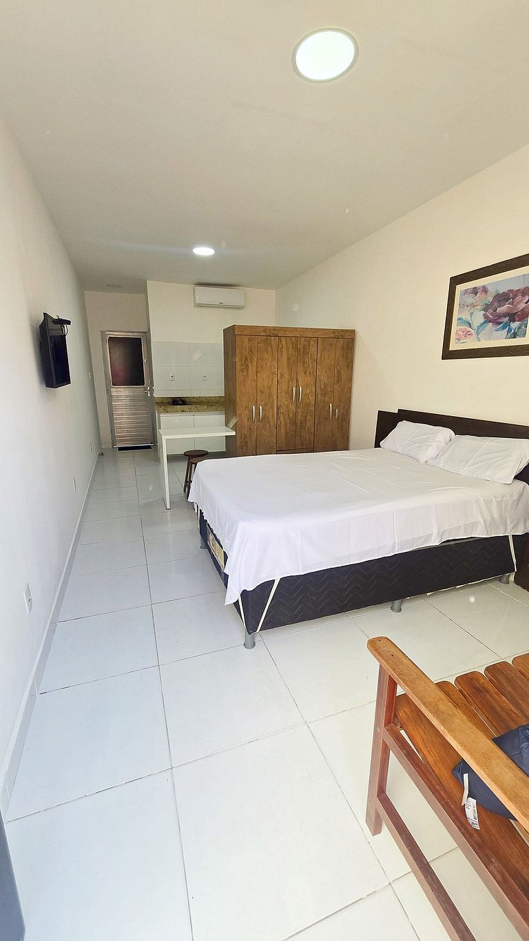 Maravilhoso studio a 200m dos Lagos da Orla com ar