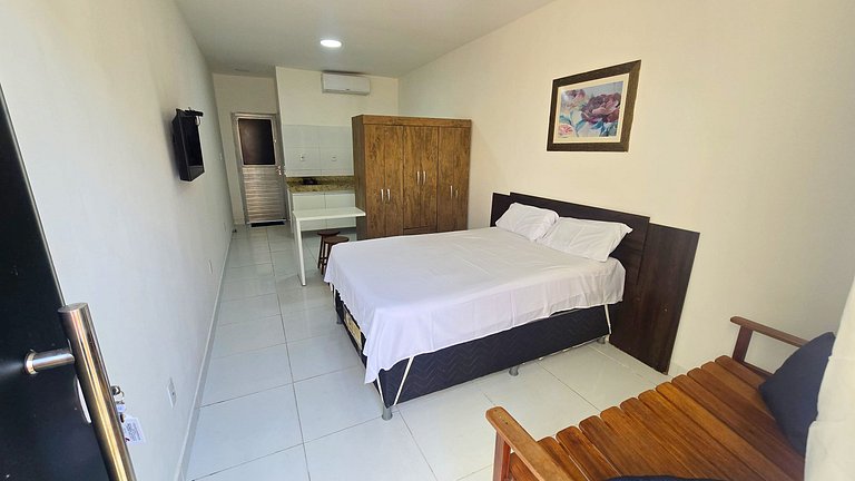 Maravilhoso studio a 200m dos Lagos da Orla com ar
