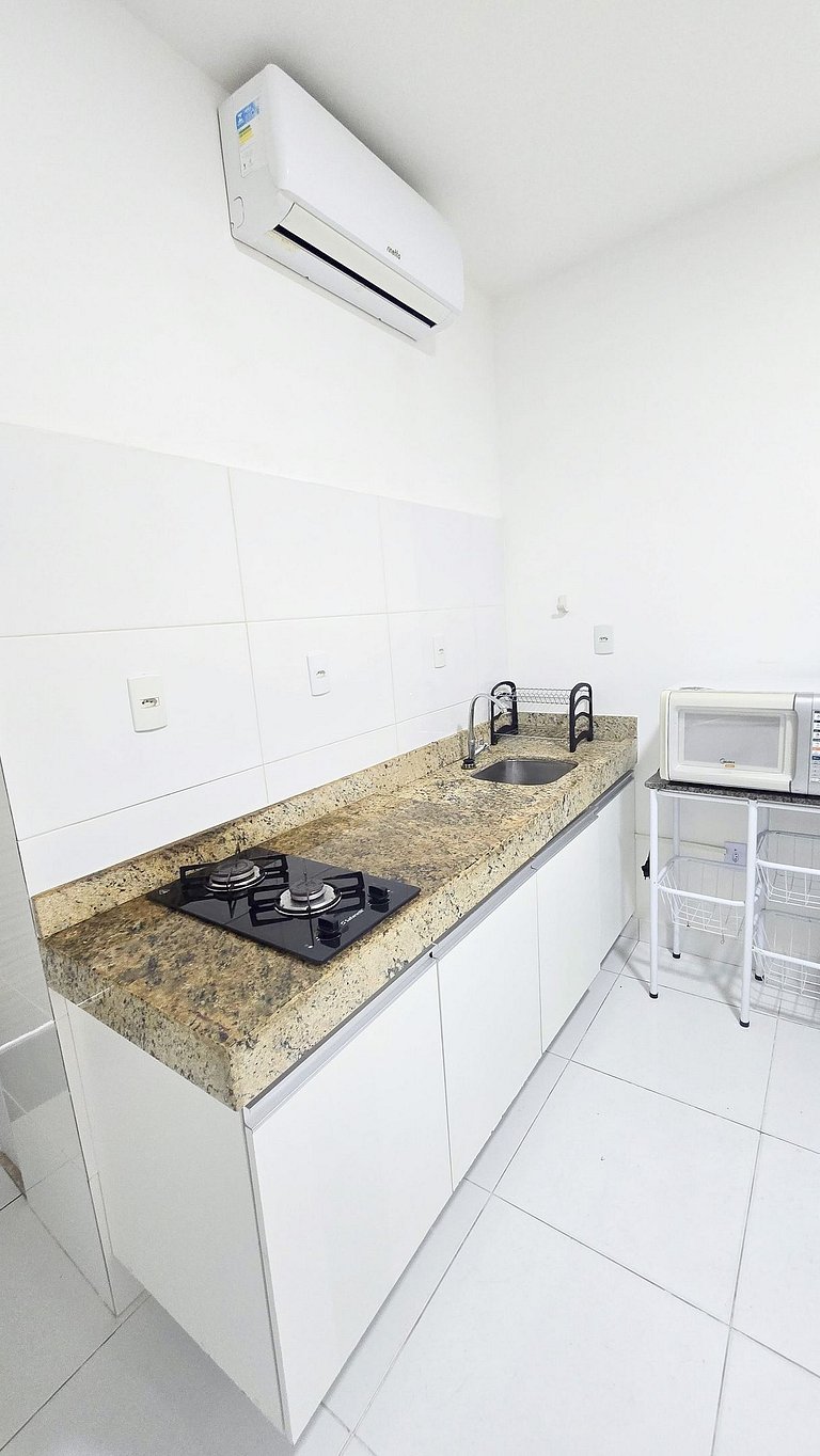Maravilhoso studio a 200m dos Lagos da Orla com ar