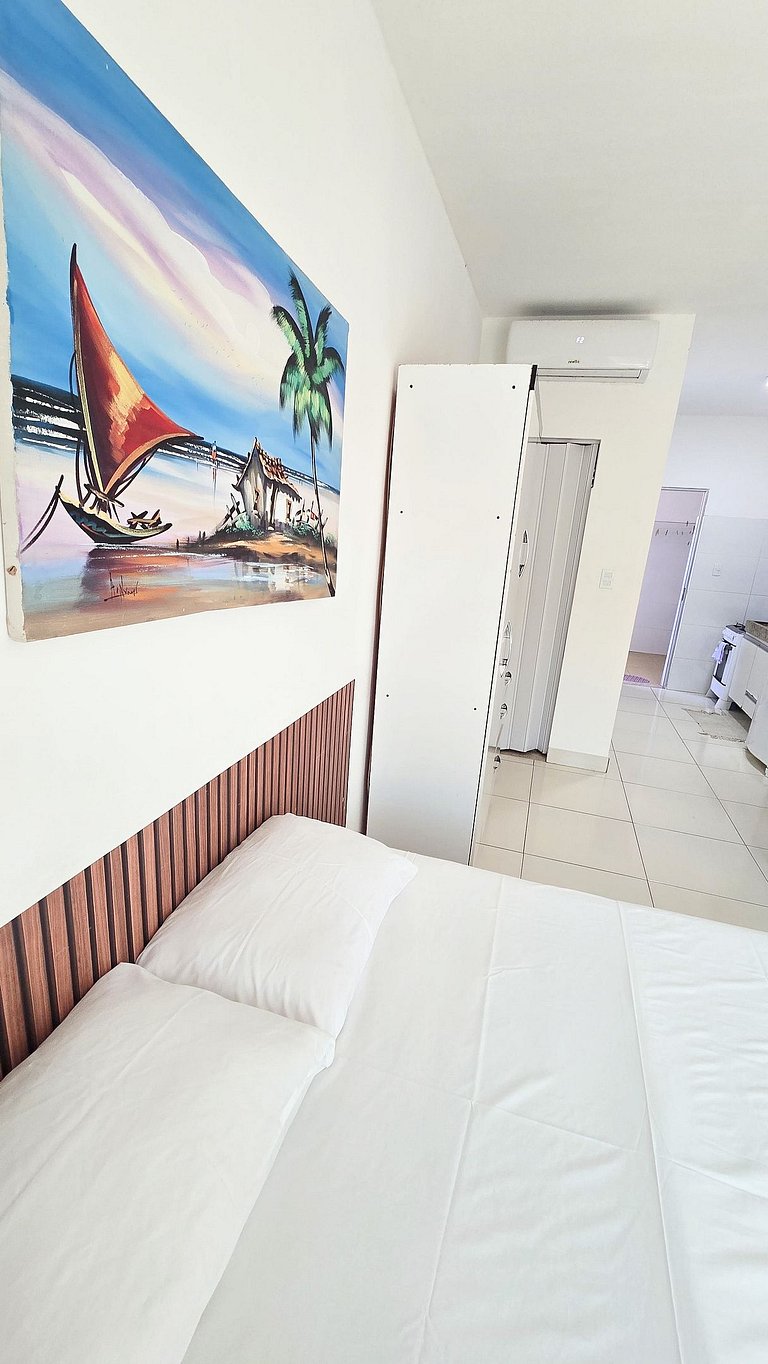 Conforto a 200 m da Praia de Atalaia com ar
