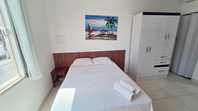 Conforto a 200 m da Praia de Atalaia com ar