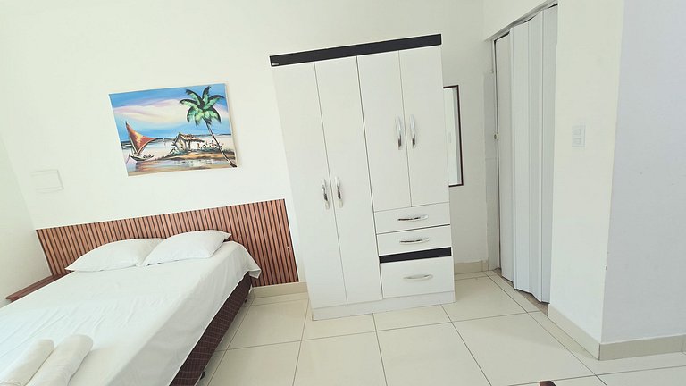 Conforto a 200 m da Praia de Atalaia com ar