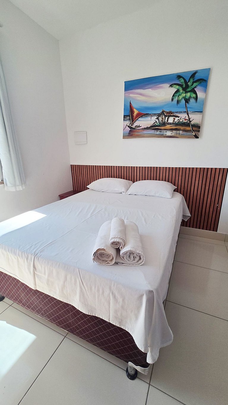 Conforto a 200 m da Praia de Atalaia com ar