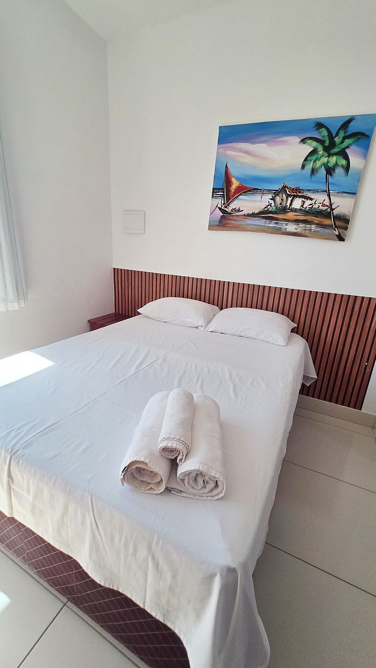 Conforto a 200 m da Praia de Atalaia com ar