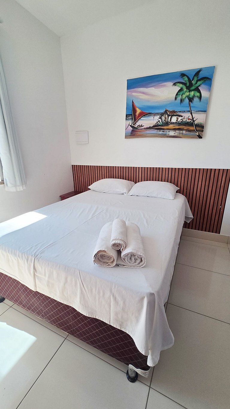 Conforto a 200 m da Praia de Atalaia com ar