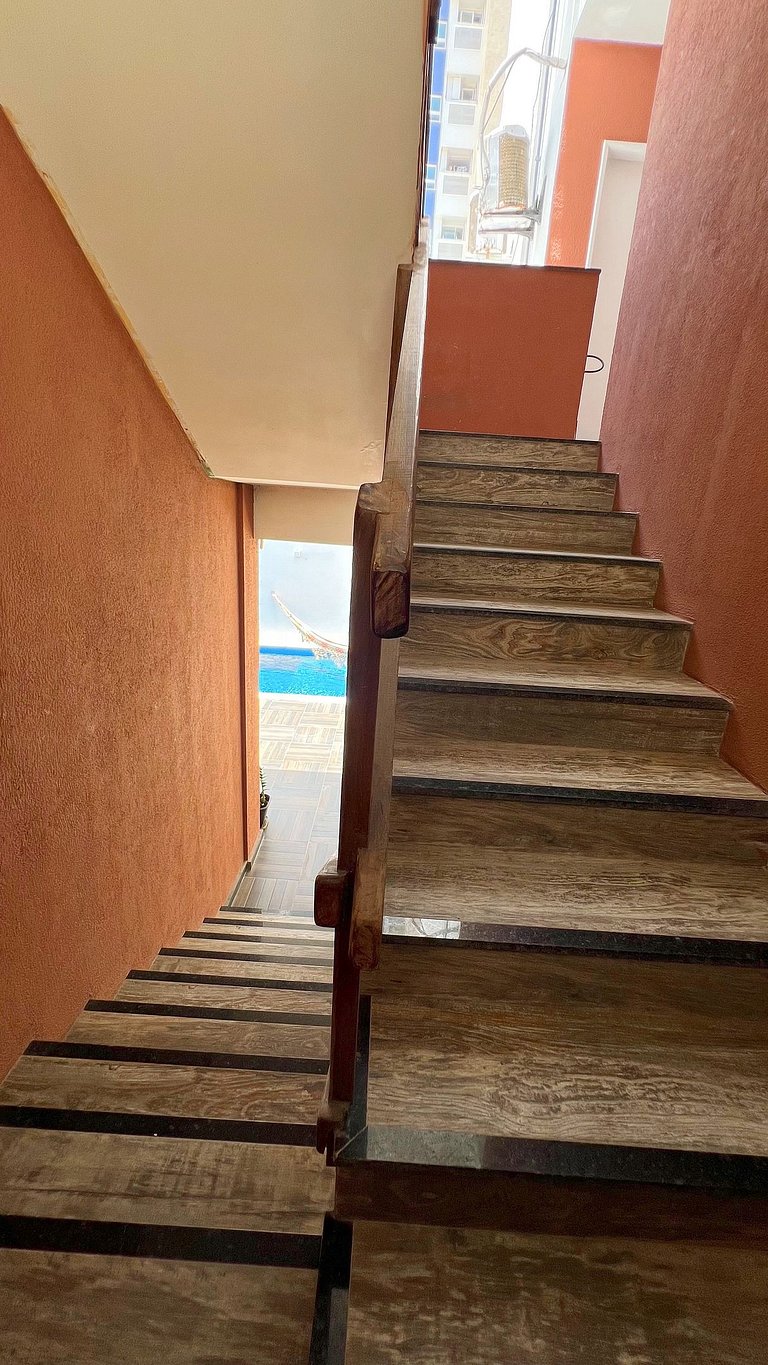 700m da Praia de Atalaia com ar e piscina