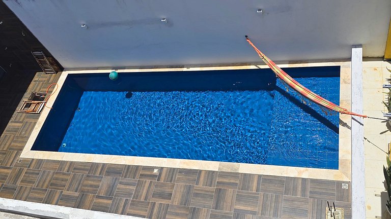 700m da Praia de Atalaia com ar e piscina