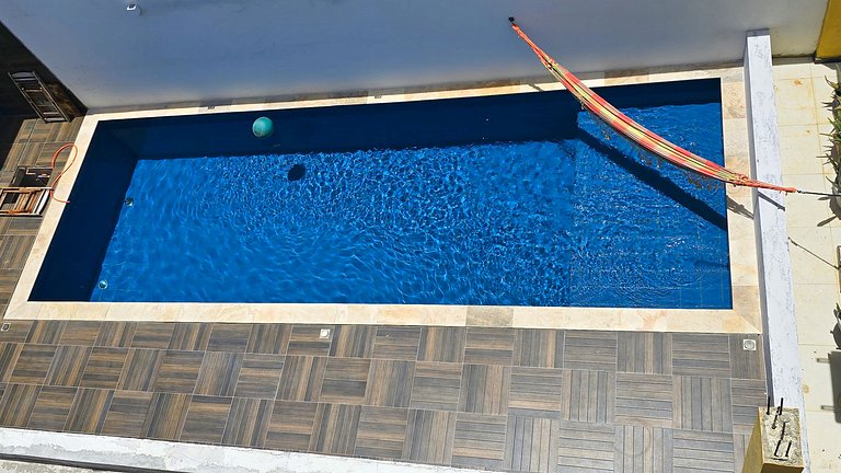 700m da Praia de Atalaia com ar e piscina