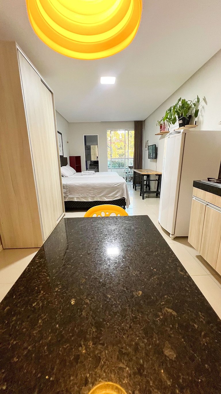 700m da Praia de Atalaia com ar e piscina