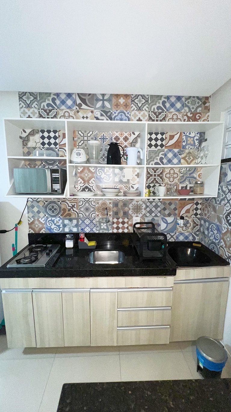 700m da Praia de Atalaia com ar e piscina