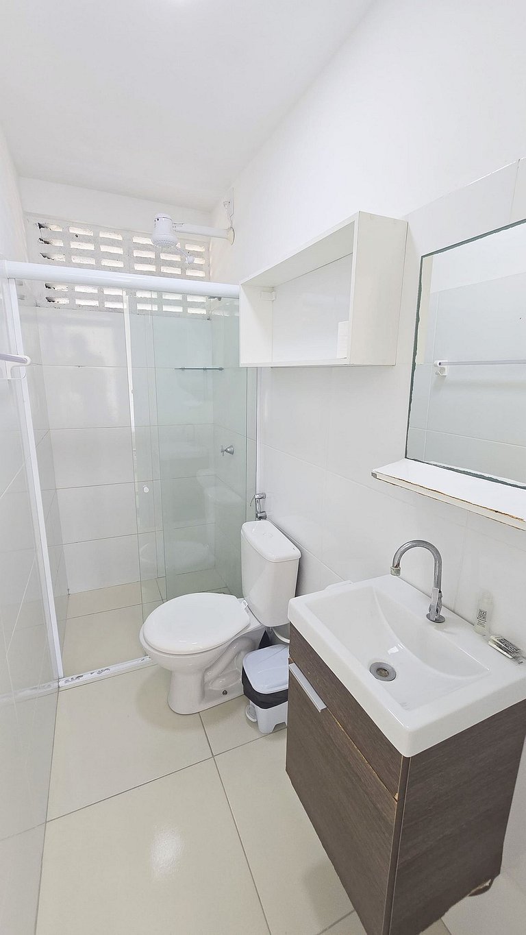 Studio completo a 200 m da Praia de Atalaia com ar