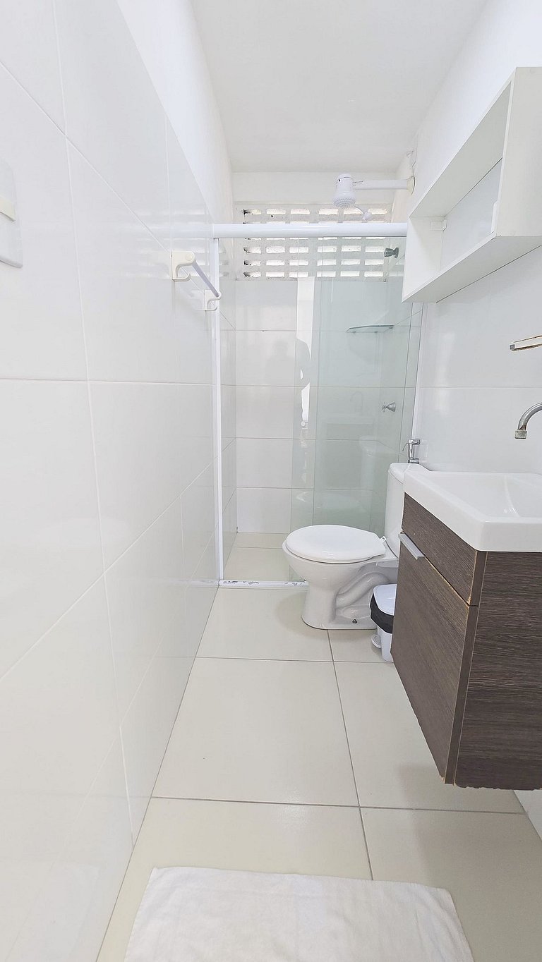 Studio completo a 200 m da Praia de Atalaia com ar