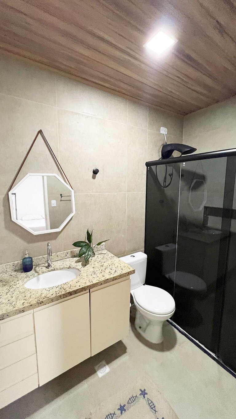 Aconchego a 300m da Orla de Atalaia com Varanda