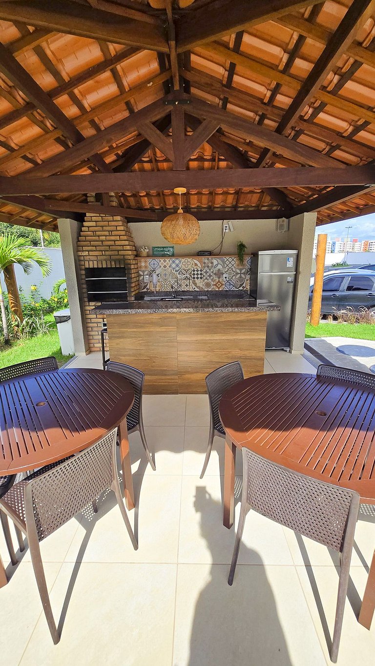 Apê Caju pertinho do aeroporto com ar 2/4