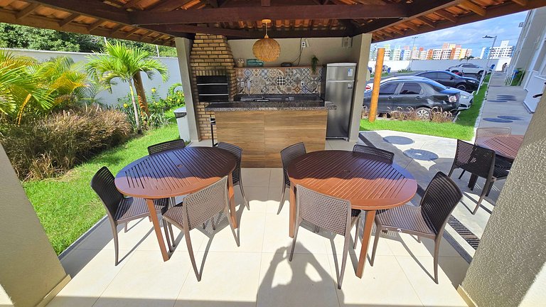 Apê Caju pertinho do aeroporto com ar 2/4