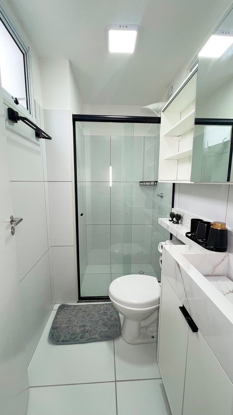 Apê Caju pertinho do aeroporto com ar 2/4