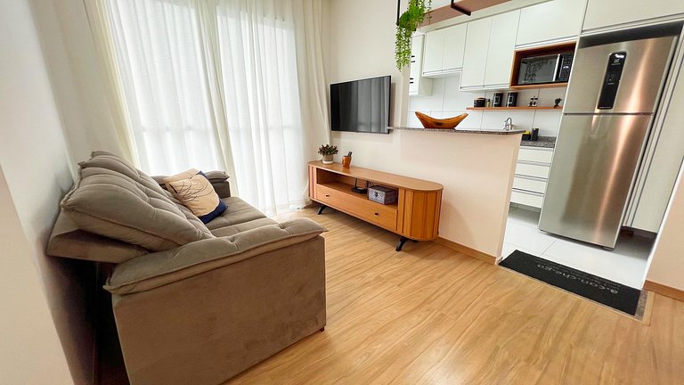 Apê Caju pertinho do aeroporto com ar 2/4