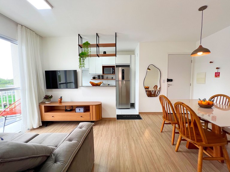 Apê Caju pertinho do aeroporto com ar 2/4