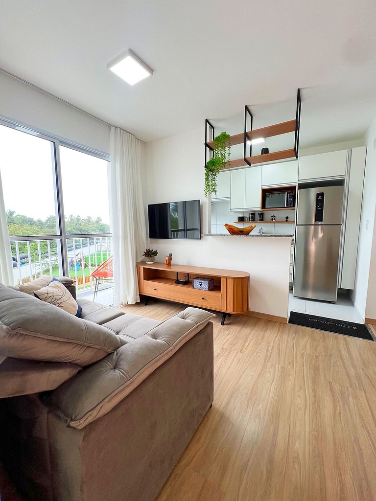 Apê Caju pertinho do aeroporto com ar 2/4