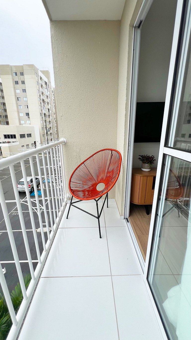 Apê Caju pertinho do aeroporto com ar 2/4