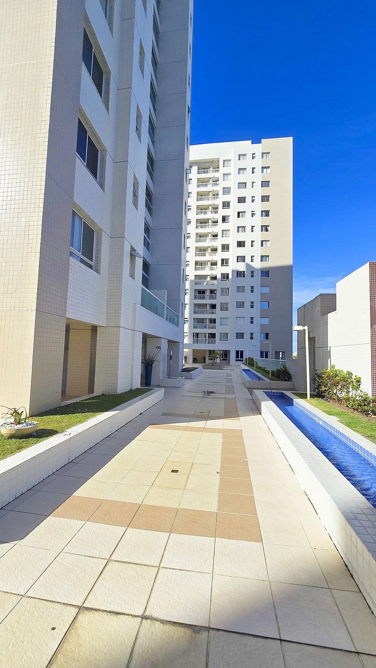 Vista Mar a 200m Passarela Caranguejo c/ ar e pisc