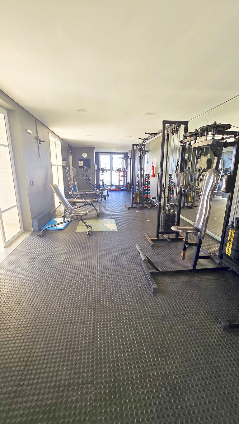 Vista Mar a 200m Passarela Caranguejo c/ ar e pisc