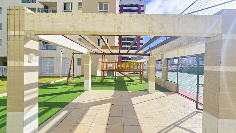 Vista Mar a 200m Passarela Caranguejo c/ ar e pisc