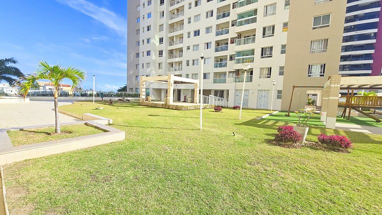 Vista Mar a 200m Passarela Caranguejo c/ ar e pisc