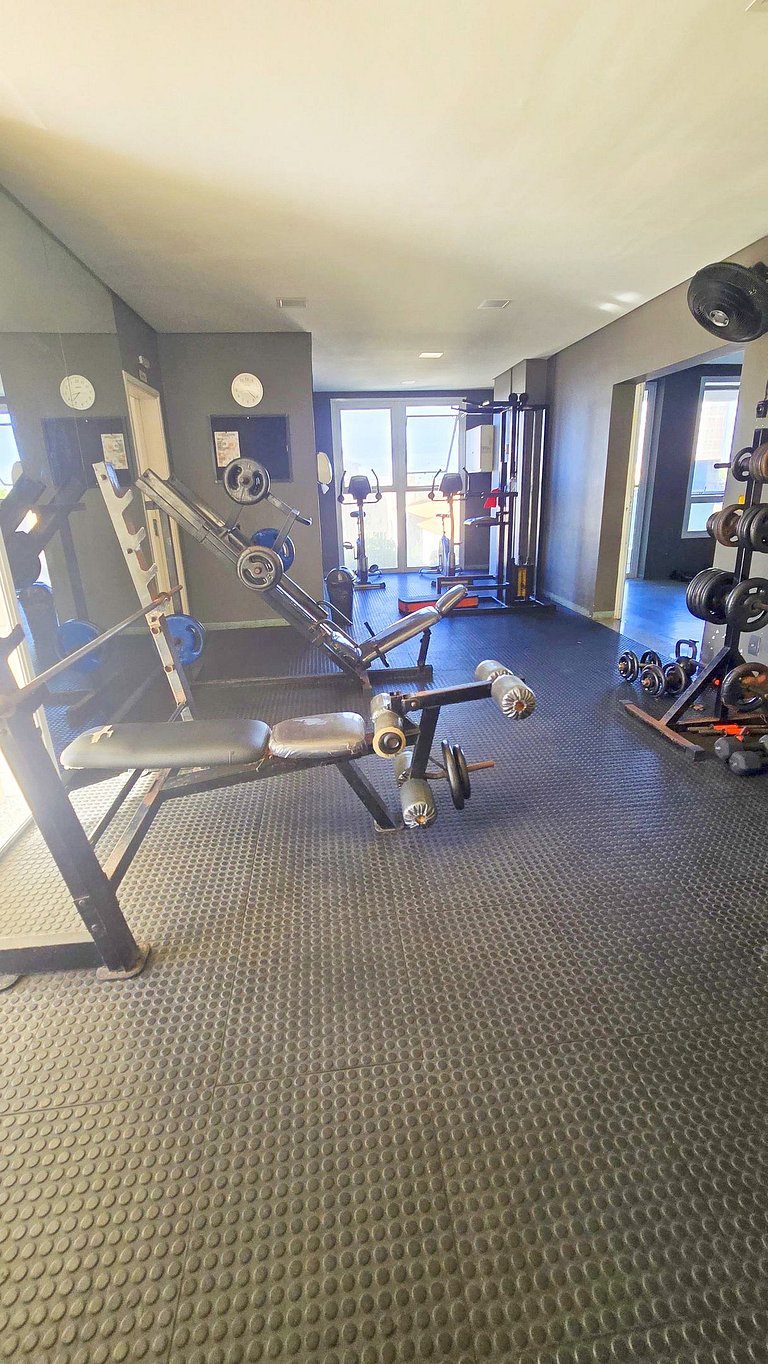 Vista Mar a 200m Passarela Caranguejo c/ ar e pisc