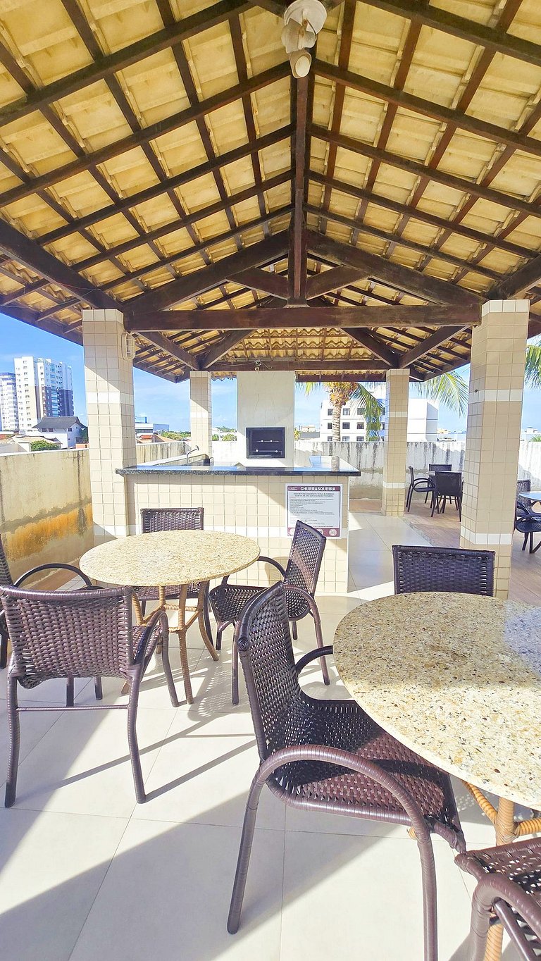 Vista Mar a 200m Passarela Caranguejo c/ ar e pisc