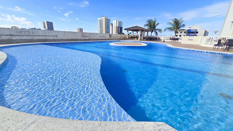 Vista Mar a 200m Passarela Caranguejo c/ ar e pisc