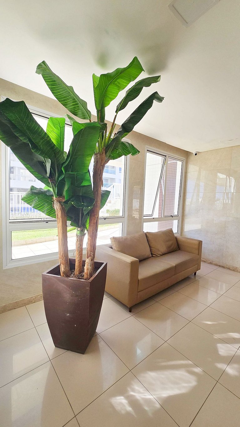 Vista Mar a 200m Passarela Caranguejo c/ ar e pisc