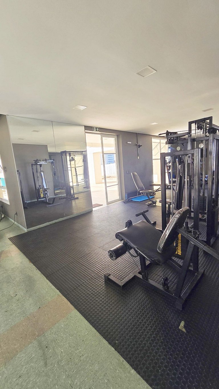 Vista Mar a 200m Passarela Caranguejo c/ ar e pisc