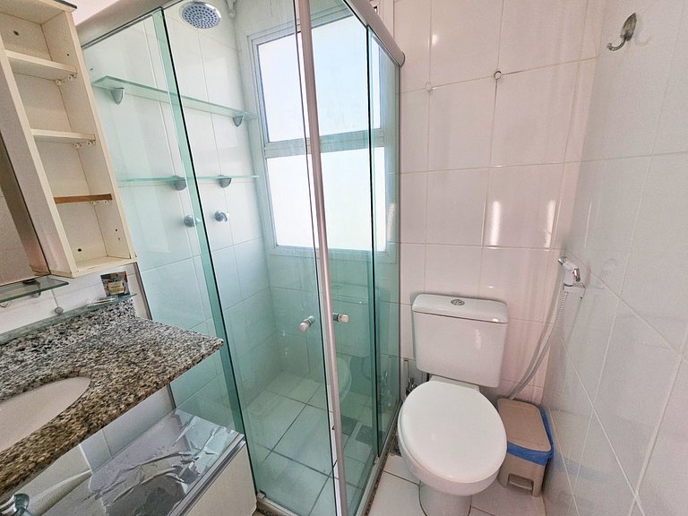 Vista Mar a 200m Passarela Caranguejo c/ ar e pisc