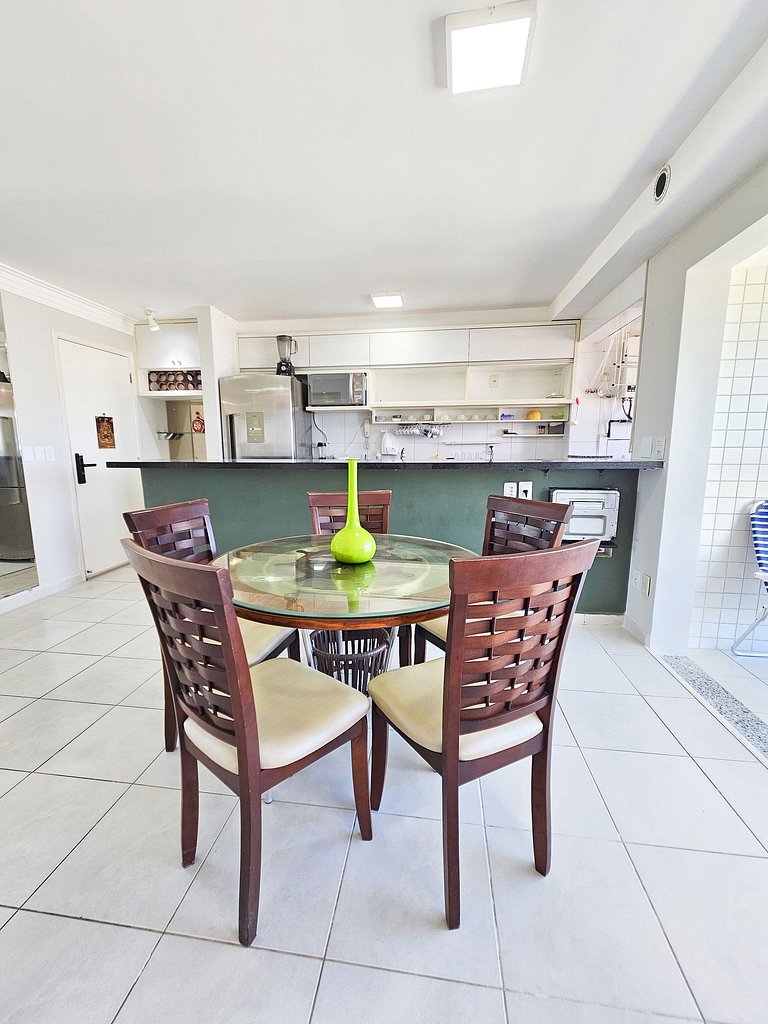 Vista Mar a 200m Passarela Caranguejo c/ ar e pisc