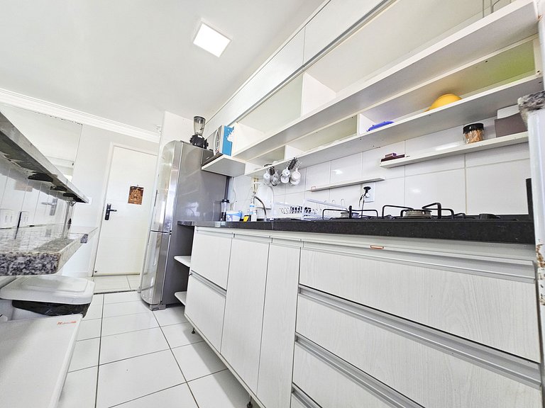 Vista Mar a 200m Passarela Caranguejo c/ ar e pisc