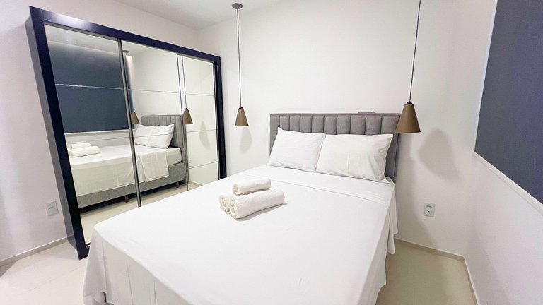 2/4 c/ ar. 250m da Praia de Atalaia by Apê