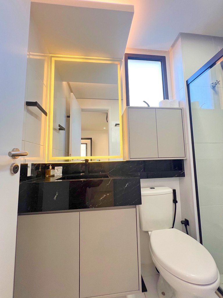 2/4 c/ ar. 250m da Praia de Atalaia by Apê