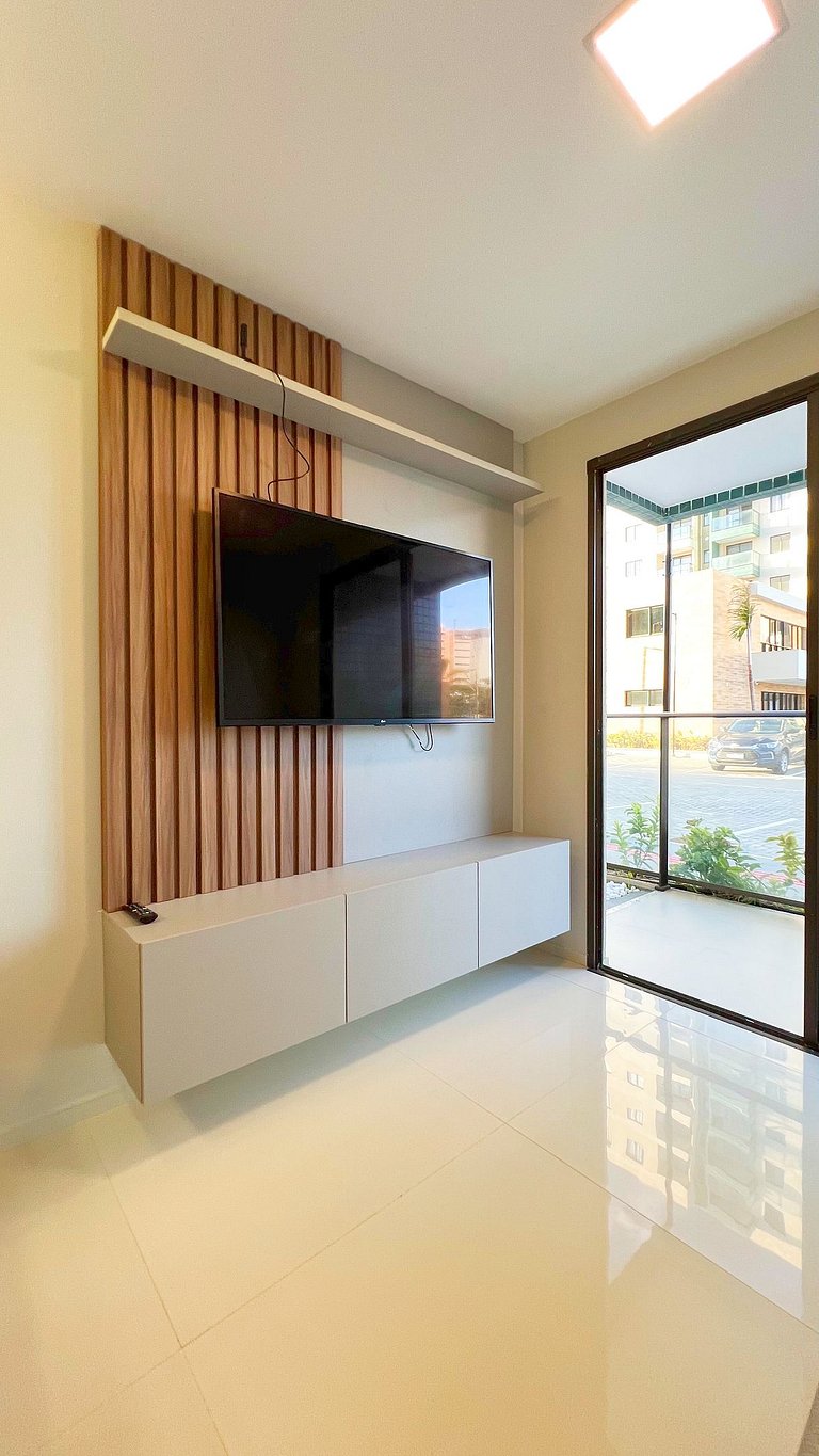 2/4 c/ ar. 250m da Praia de Atalaia by Apê