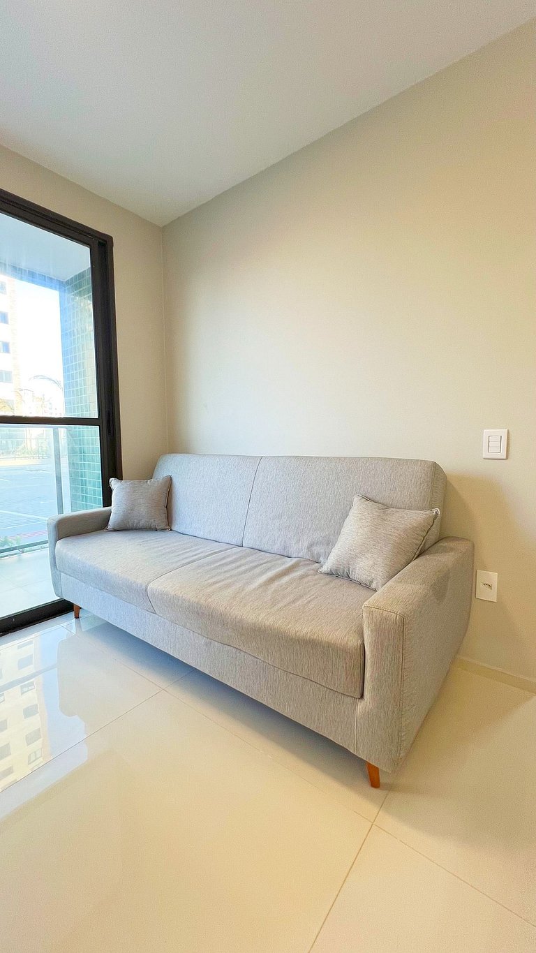 2/4 c/ ar. 250m da Praia de Atalaia by Apê