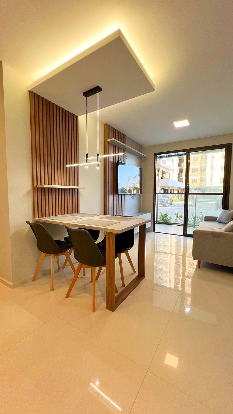 2/4 c/ ar. 250m da Praia de Atalaia by Apê