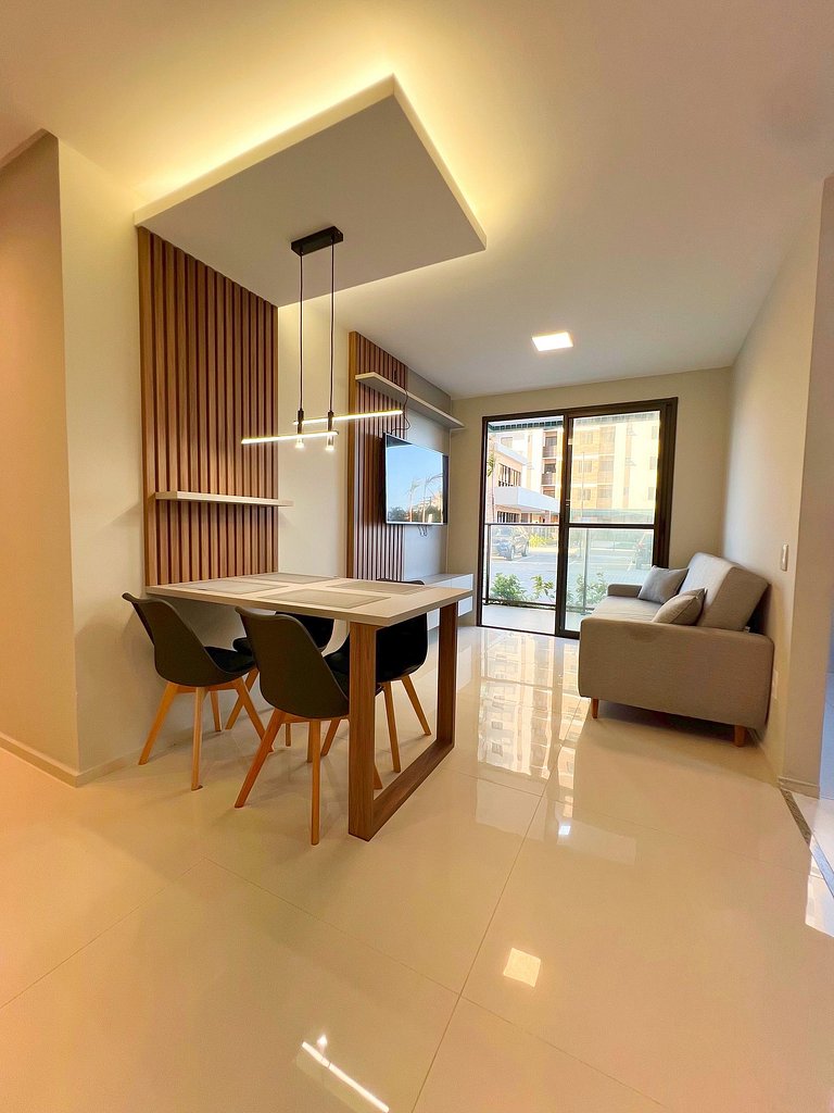 2/4 c/ ar. 250m da Praia de Atalaia by Apê