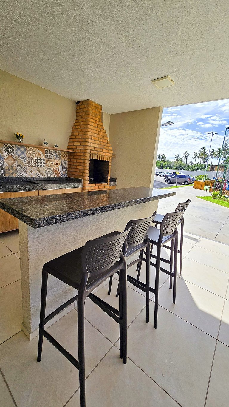 Blue Sea proximo Praia e Aeroporto com ar by Apê