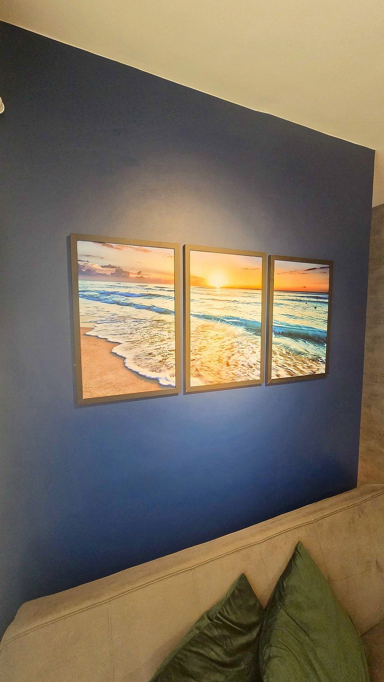 Blue Sea proximo Praia e Aeroporto com ar by Apê