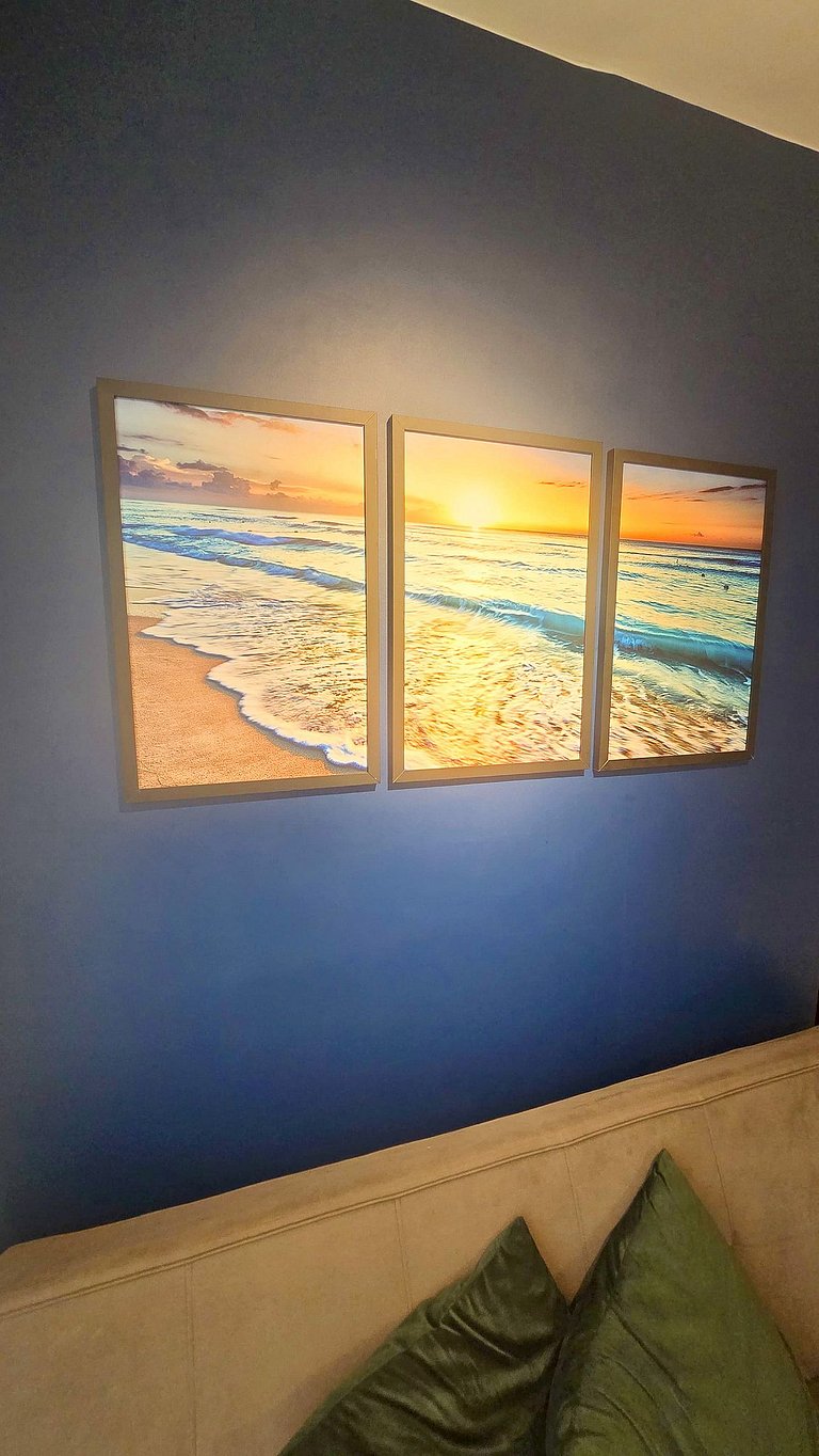 Blue Sea proximo Praia e Aeroporto com ar by Apê