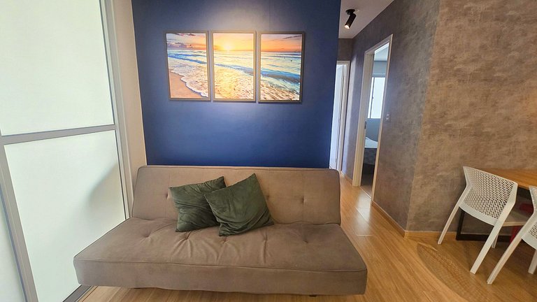 Blue Sea proximo Praia e Aeroporto com ar by Apê